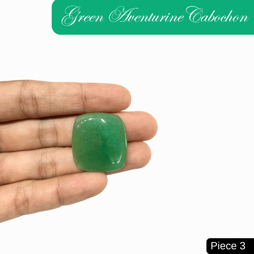 Green Aventurine Cabochons - AEORA ROCKS INDIA - Healing Crystals superstore