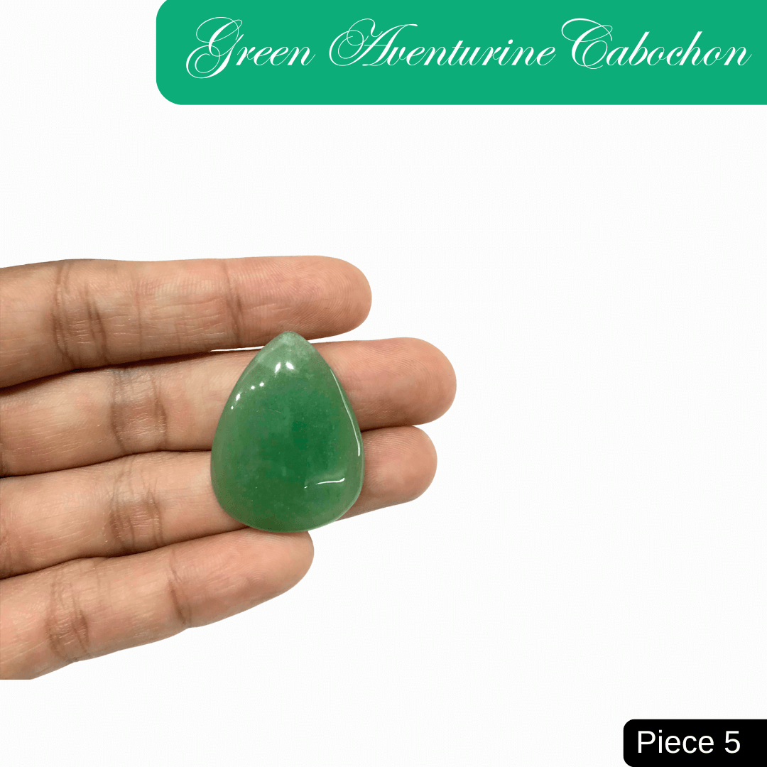 Green Aventurine Cabochons - AEORA ROCKS INDIA - Healing Crystals superstore