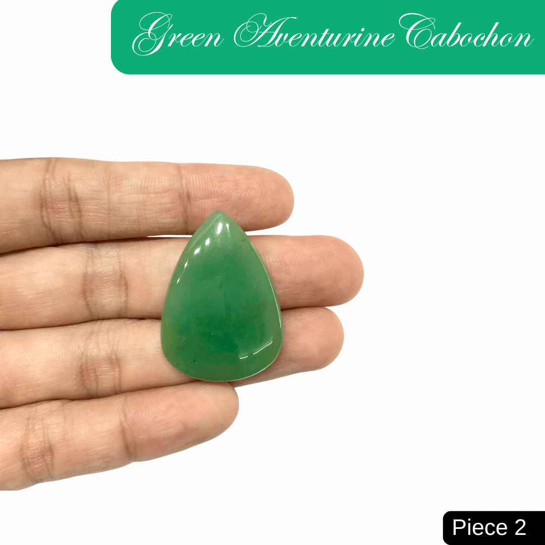 Green Aventurine Cabochons - AEORA ROCKS INDIA - Healing Crystals superstore