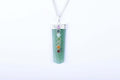 Green Aventurine Chapti Pendant with Seven Chakra Beads - AEORA ROCKS INDIA - Healing Crystals superstore