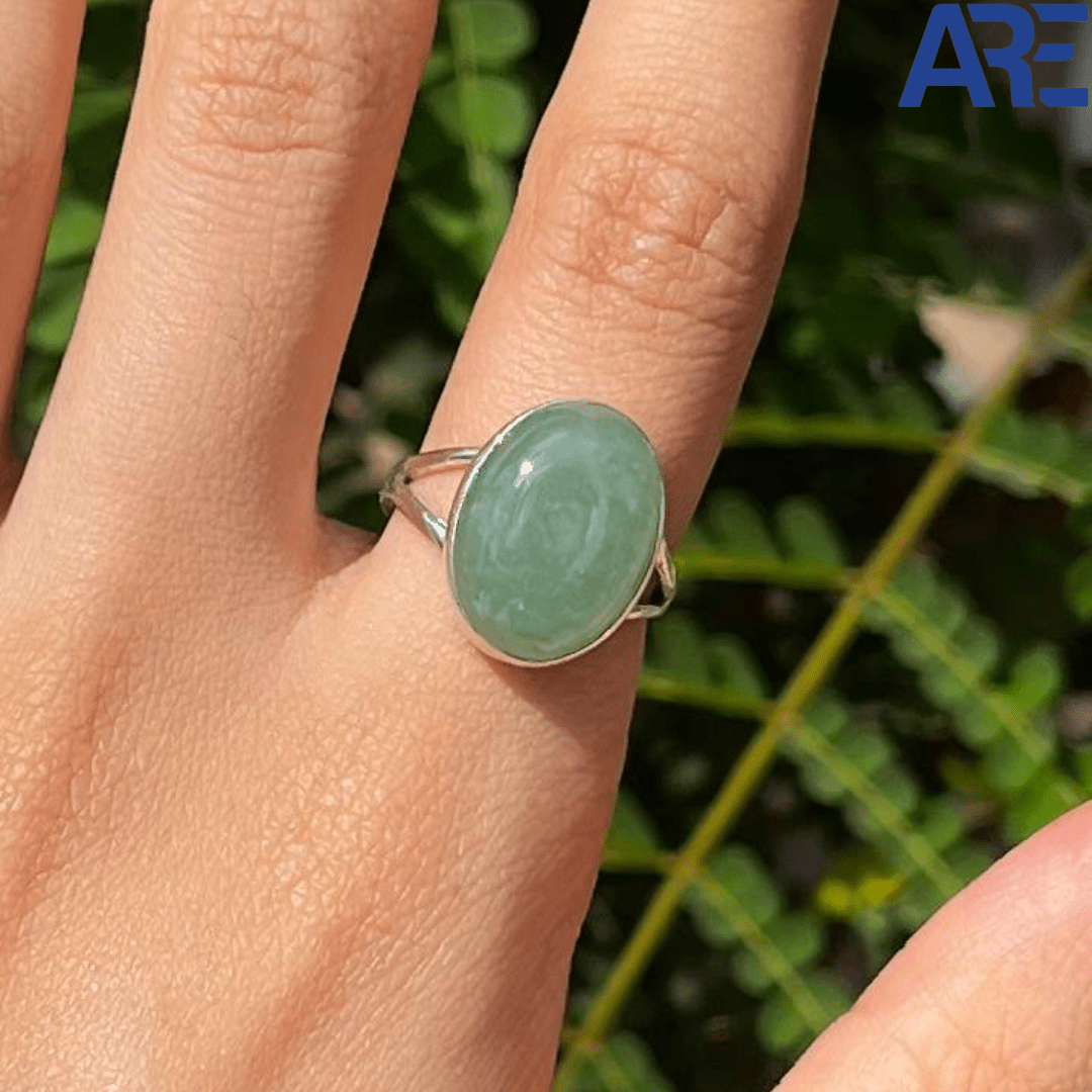 Green Aventurine Ring - AEORA ROCKS INDIA - Healing Crystals superstore