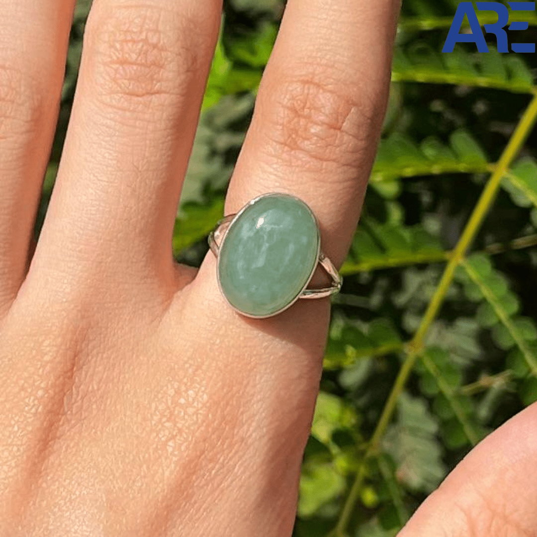 Green Aventurine Ring - AEORA ROCKS INDIA - Healing Crystals superstore