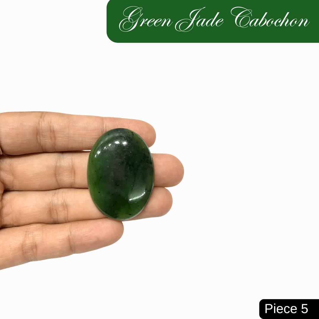 Green Jade Cabochons - AEORA ROCKS INDIA - Healing Crystals superstore