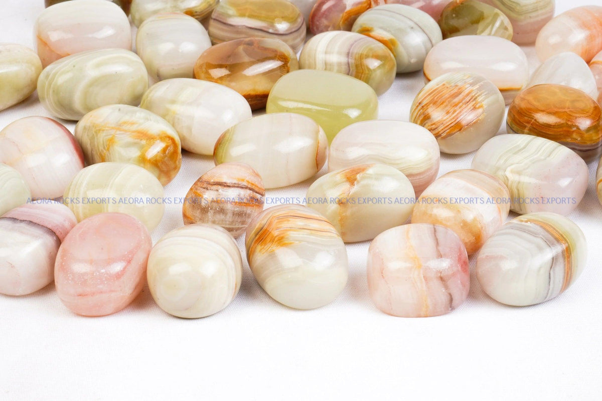 Green Onyx Tumbled Stone in India - Aeora Rocks - AEORA ROCKS INDIA - Healing Crystals superstore