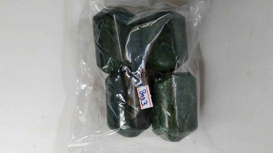 GREEN JADE FREEFORM STONES-1KG -BAG 3 -2PCS
