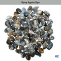 Grey Agate Eye Tumbled Stone - AEORA ROCKS INDIA - Healing Crystals superstore