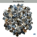 Grey Agate Eye Tumbled Stone - AEORA ROCKS INDIA - Healing Crystals superstore