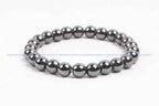 Hematite Bead Bracelet 8mm in India - Aeora Rocks