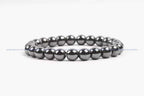 Hematite Bead Bracelet 8mm in India - Aeora Rocks