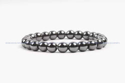 Hematite Bead Bracelet 8mm in India - Aeora Rocks
