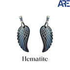 Hematite Wing Pendant - AEORA ROCKS INDIA - Healing Crystals superstore