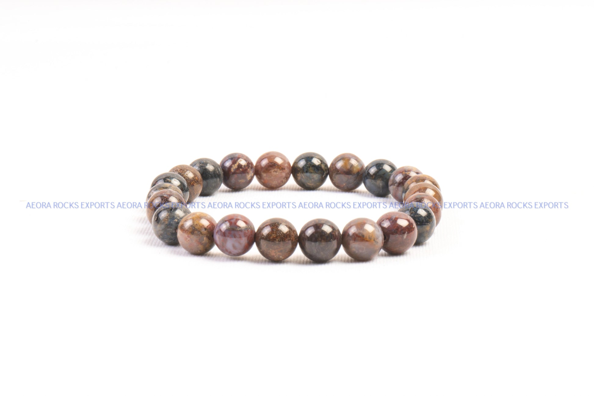 Indian Agate Bead Bracelet in India - Aeora Rocks - AEORA ROCKS INDIA - Healing Crystals superstore