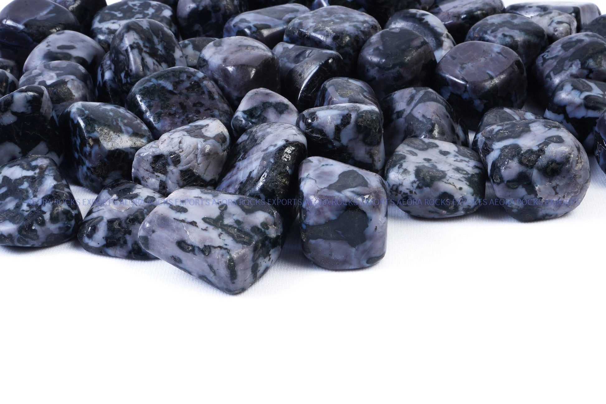 Indigo Gabro Tumbled Stone in India - Aeora Rocks - AEORA ROCKS INDIA - Healing Crystals superstore