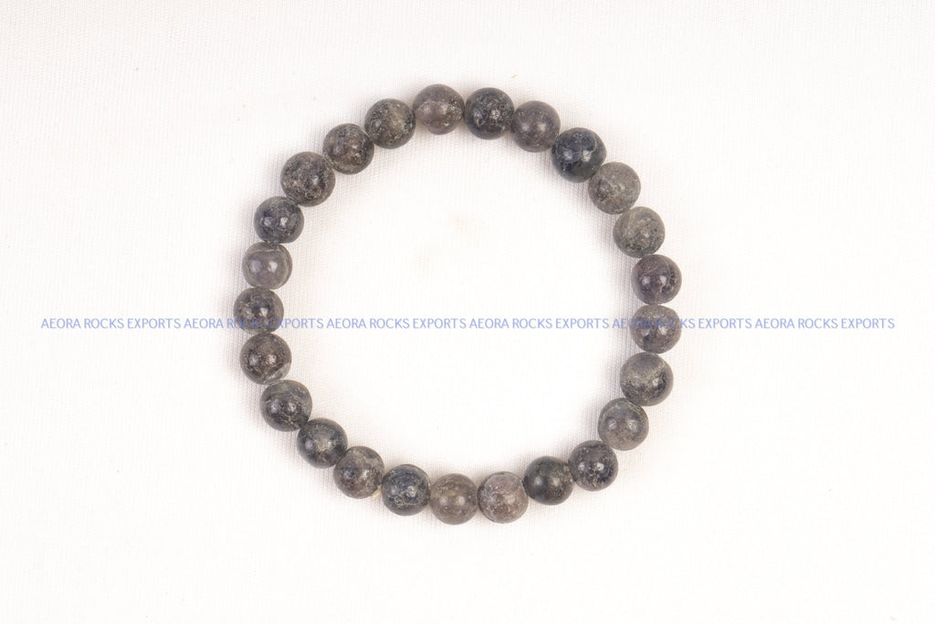 Iolite Bead Bracelet in India - Aeora Rocks - AEORA ROCKS INDIA - Healing Crystals superstore