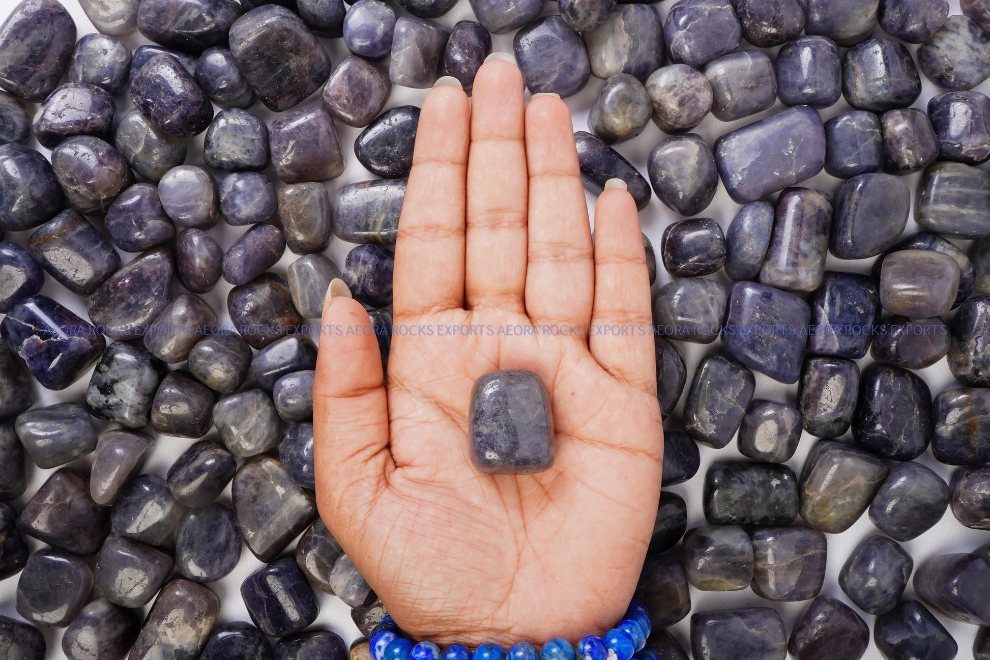 Iolite Tumbled Stone - AEORA ROCKS INDIA - Healing Crystals superstore