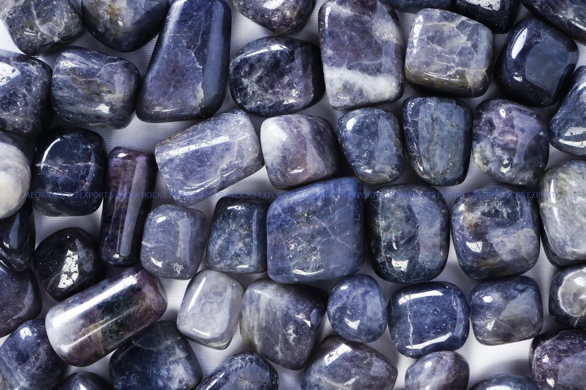 Iolite Tumbled Stone - AEORA ROCKS INDIA - Healing Crystals superstore