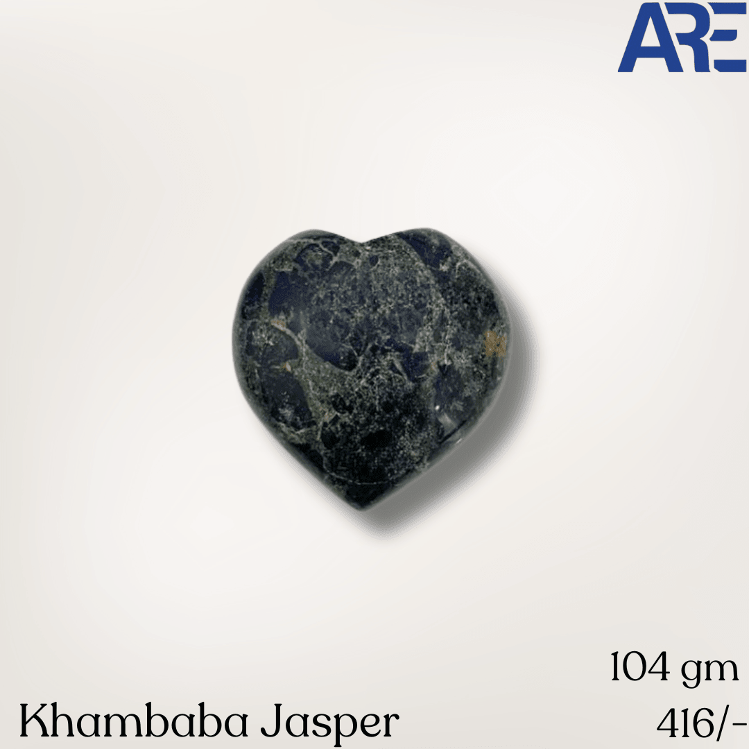 Khambaba Jasper Heart - AEORA ROCKS INDIA - Healing Crystals superstore
