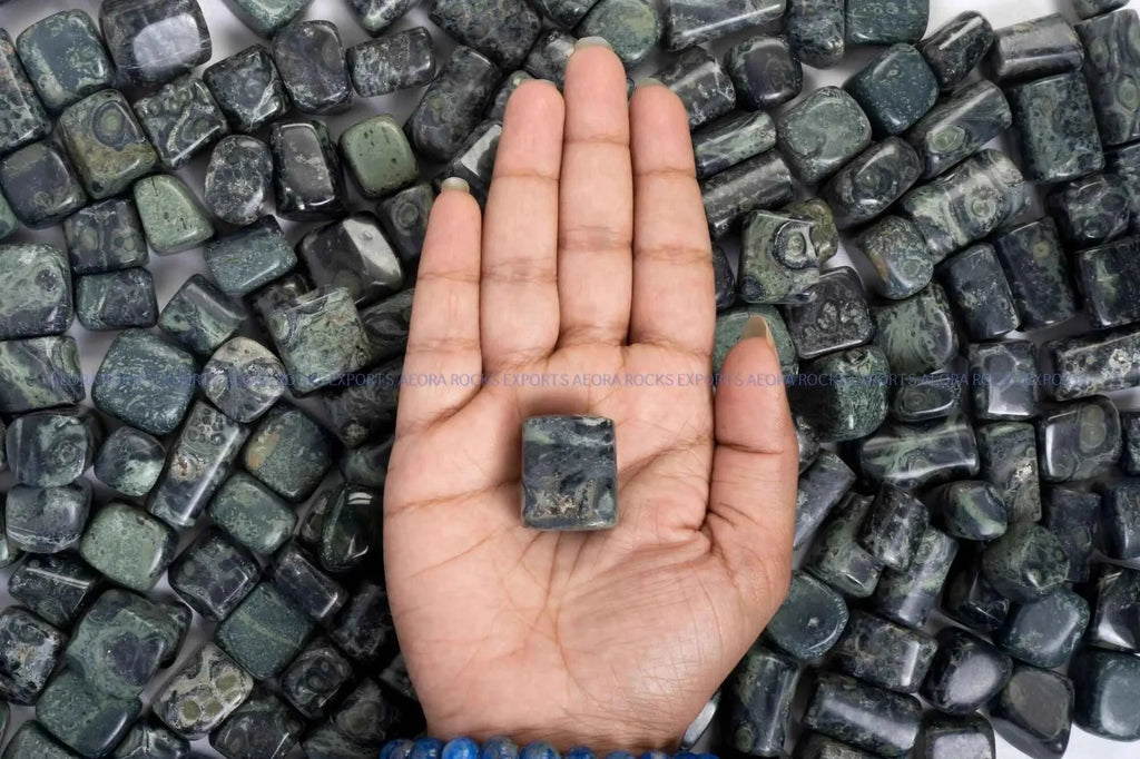 Khambaba Jasper Tumbled Stone in India - Aeora Rocks