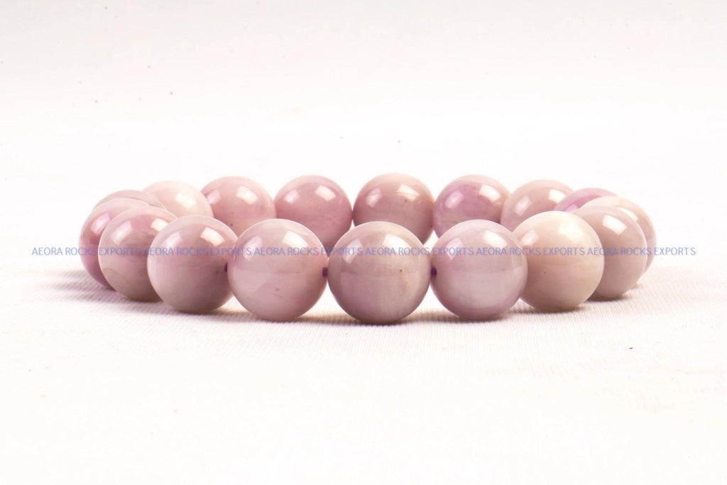 Kunzite Bead Bracelet in India - Aeora Rocks - AEORA ROCKS INDIA - Healing Crystals superstore