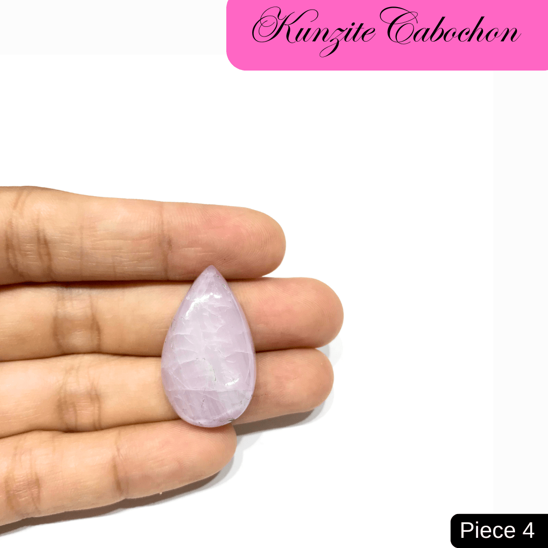 Kunzite Cabochons - AEORA ROCKS INDIA - Healing Crystals superstore