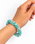 Larimar Chips Bracelet | Blue Gemstone | Aeora Rocks