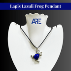 Lapis Lazuli Frog Pendant - AEORA ROCKS INDIA - Healing Crystals superstore