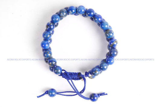 Lapis Lazuli String Bracelet in India - Aeora Rocks - AEORA ROCKS INDIA - Healing Crystals superstore