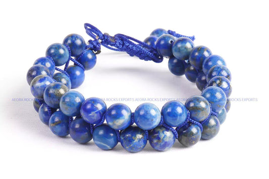 Lapis Lazuli String Bracelet in India - Aeora Rocks - AEORA ROCKS INDIA - Healing Crystals superstore