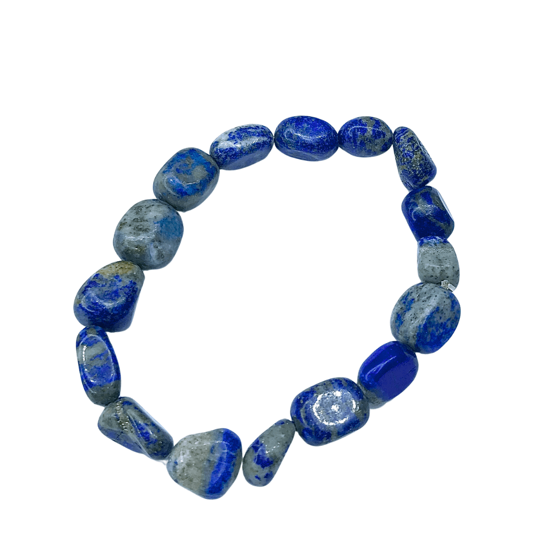 Lapis Lazuli Tumbled Bracelet - AEORA ROCKS INDIA - Healing Crystals superstore