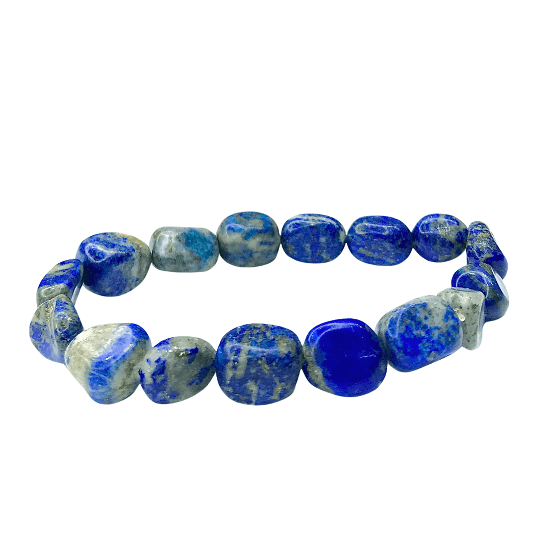 Lapis Lazuli Tumbled Bracelet - AEORA ROCKS INDIA - Healing Crystals superstore