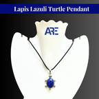 Lapis Lazuli Turtle Pendant - AEORA ROCKS INDIA - Healing Crystals superstore