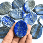 Lapis Lazuli Worry Stone - AEORA ROCKS INDIA - Healing Crystals superstore