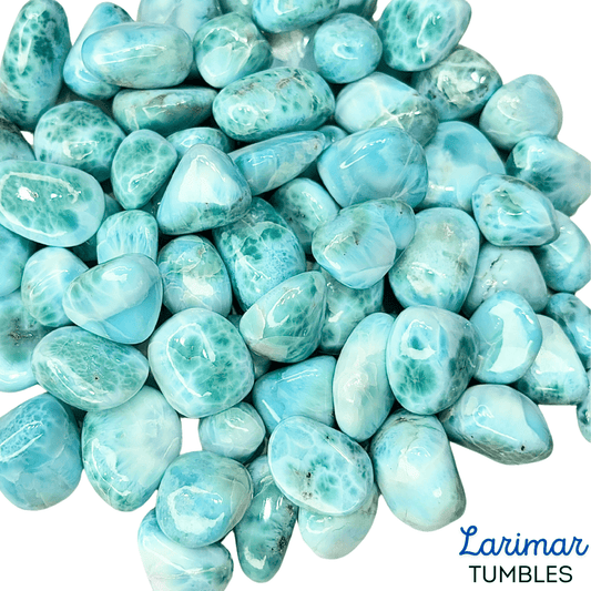 Larimar Tumble in India - Aeora Rocks - AEORA ROCKS INDIA - Healing Crystals superstore