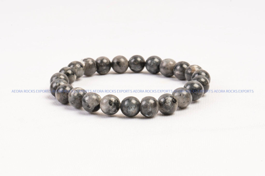 Larvikite Bead Bracelet in India - Aeora Rocks - AEORA ROCKS INDIA - Healing Crystals superstore