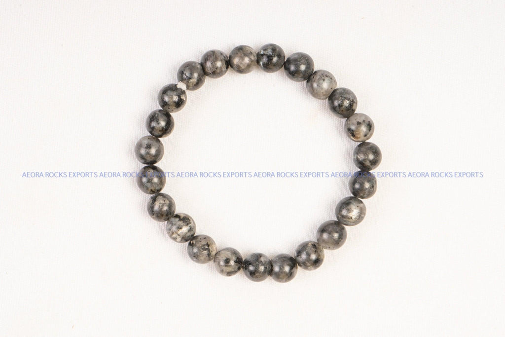 Larvikite Bead Bracelet in India - Aeora Rocks - AEORA ROCKS INDIA - Healing Crystals superstore