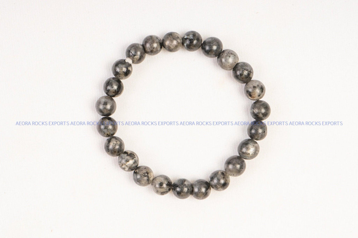 Larvikite Bead Bracelet in India - Aeora Rocks - AEORA ROCKS INDIA - Healing Crystals superstore