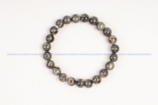 Larvikite Bead Bracelet in India - Aeora Rocks - AEORA ROCKS INDIA - Healing Crystals superstore