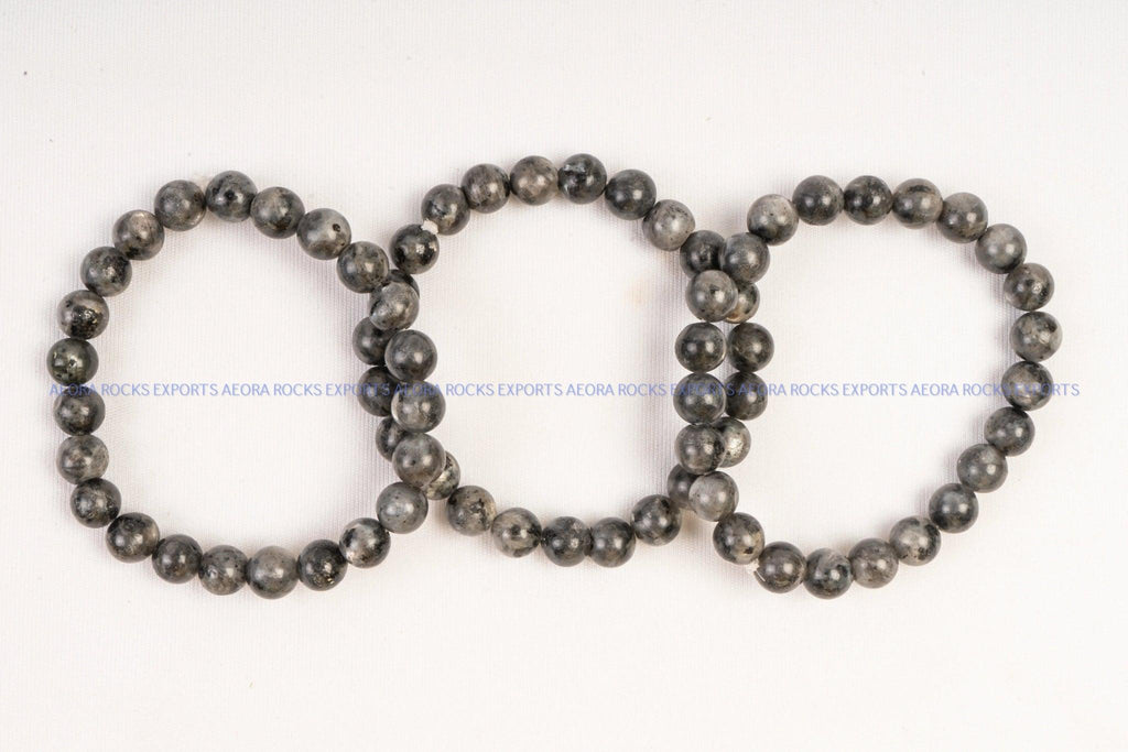 Larvikite Bead Bracelet in India - Aeora Rocks - AEORA ROCKS INDIA - Healing Crystals superstore