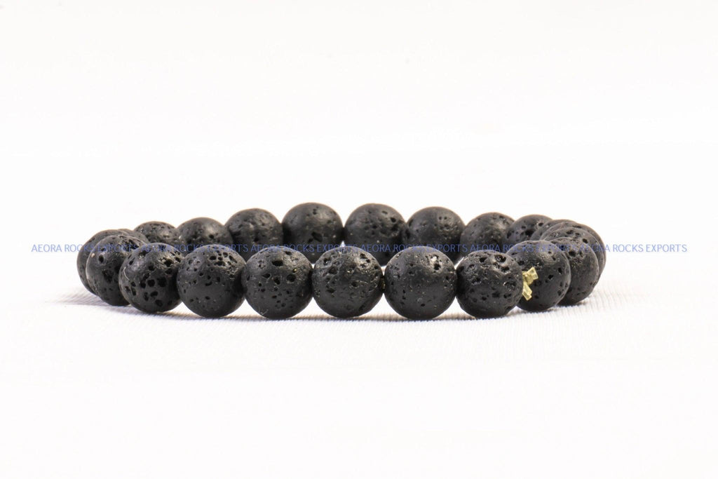 Lava Bead Bracelet - AEORA ROCKS INDIA - Healing Crystals superstore