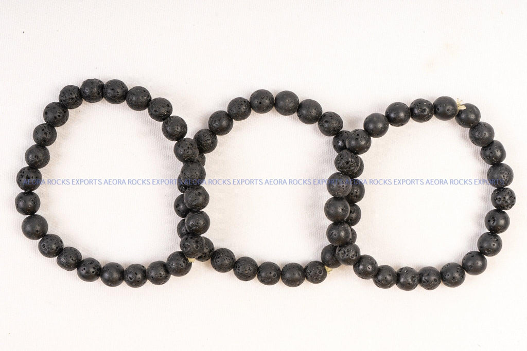 Lava Bead Bracelet - AEORA ROCKS INDIA - Healing Crystals superstore