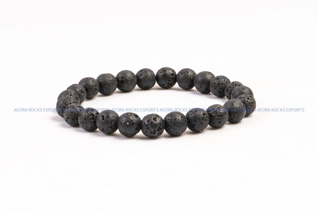 Lava Bead Bracelet - AEORA ROCKS INDIA - Healing Crystals superstore