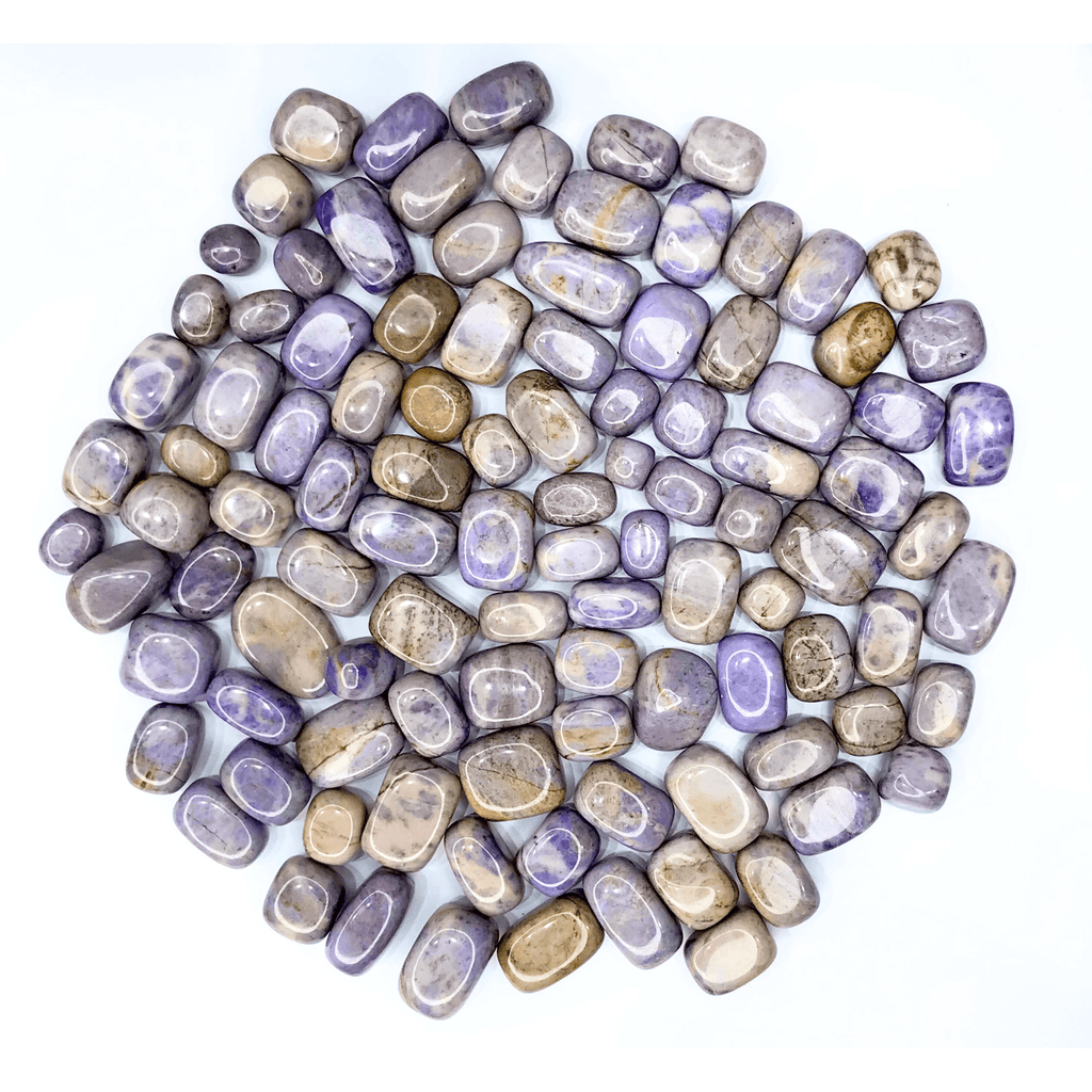 Lavender Jade Tumbled Stone - AEORA ROCKS INDIA - Healing Crystals superstore