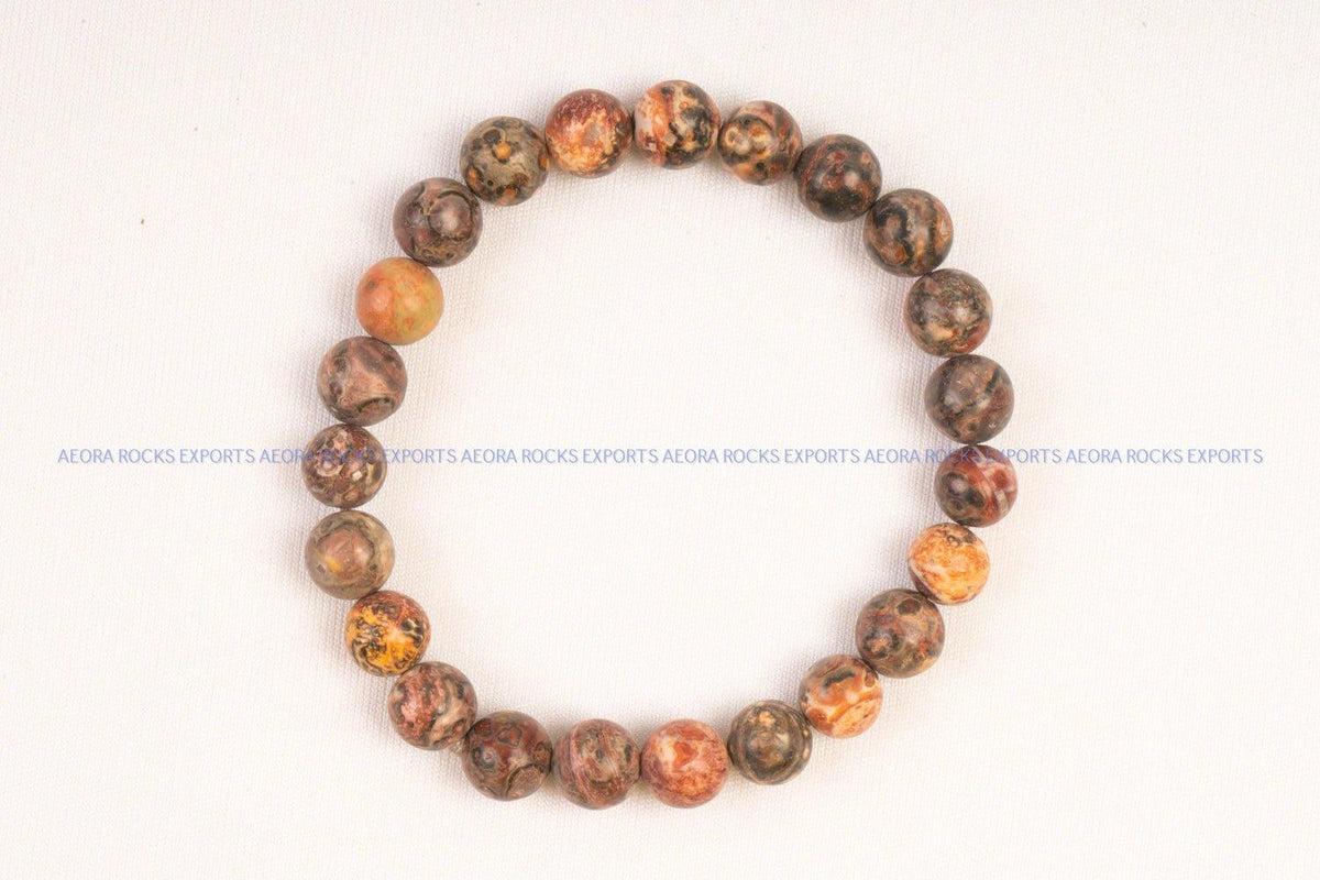 Leopard Skin Bead Bracelet in India - Aeora Rocks - AEORA ROCKS INDIA - Healing Crystals superstore