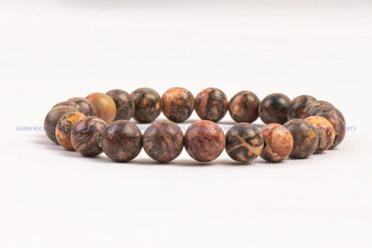 Leopard Skin Bead Bracelet in India - Aeora Rocks - AEORA ROCKS INDIA - Healing Crystals superstore