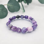 Lepidolite Tumbled Bracelet - AEORA ROCKS INDIA - Healing Crystals superstore