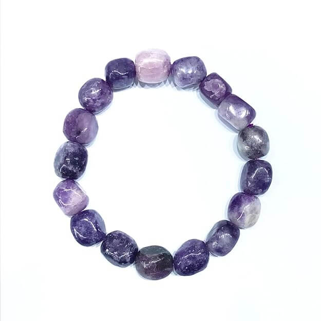 Lepidolite Tumbled Bracelet - AEORA ROCKS INDIA - Healing Crystals superstore