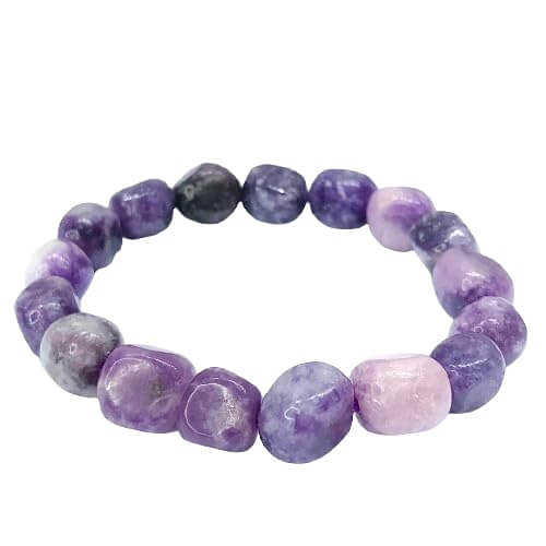 Lepidolite Tumbled Bracelet - AEORA ROCKS INDIA - Healing Crystals superstore