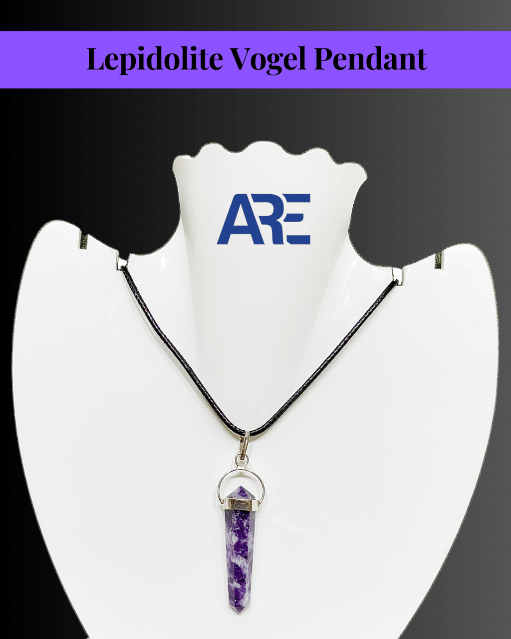 Lepidolite Vogel Pendant - AEORA ROCKS INDIA - Healing Crystals superstore