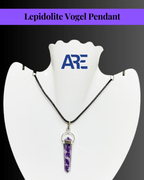 Lepidolite Vogel Pendant - AEORA ROCKS INDIA - Healing Crystals superstore