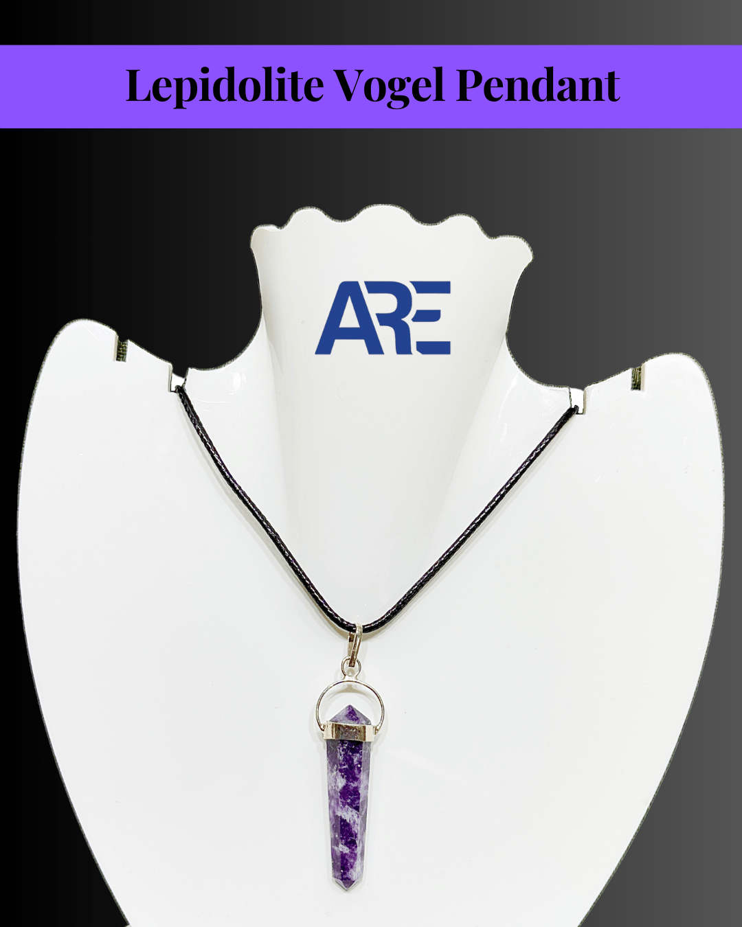Lepidolite Vogel Pendant - AEORA ROCKS INDIA - Healing Crystals superstore